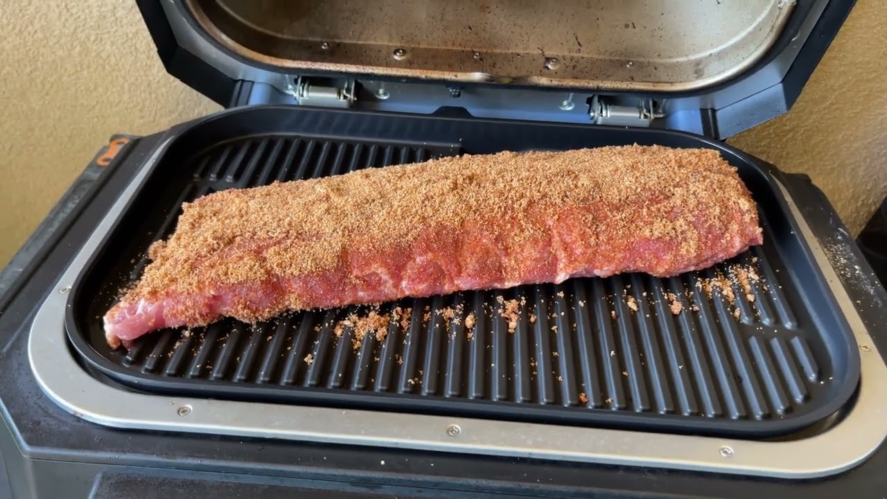 Baby Back Ribs on the NINJA Woodfire Grill