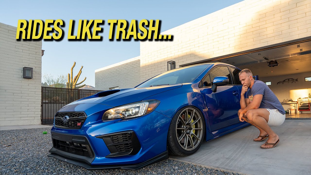 Fixing the BIG problem with my lowered STi…