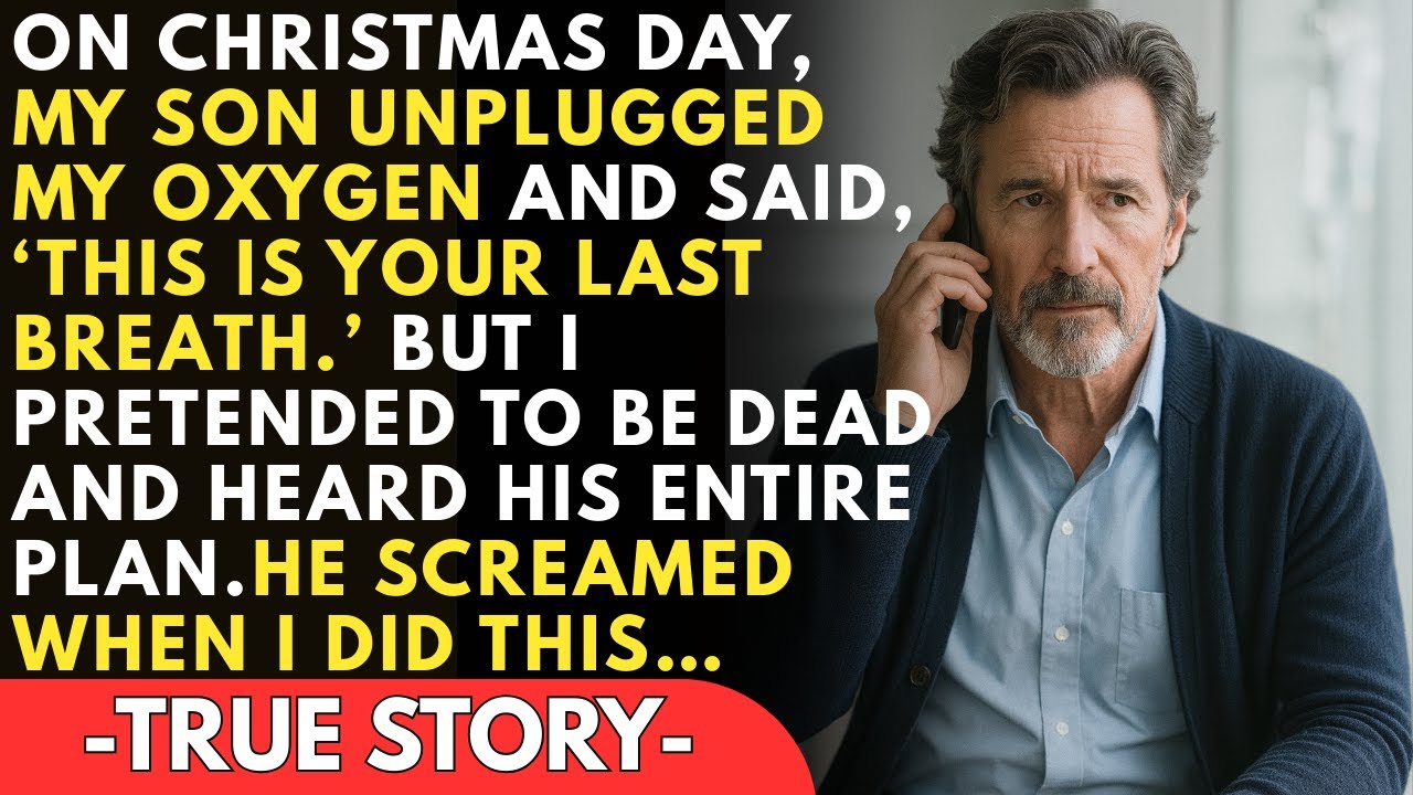 On Christmas Day, My Son Said: ‘This Is Your Last Breath.’ He Unplugged My Oxygen, But I… True Story