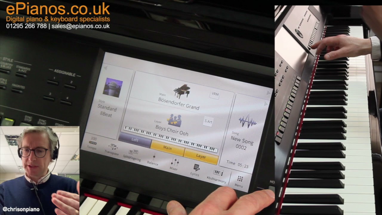 How to mix sounds on Yamaha CVP809 Clavinova piano