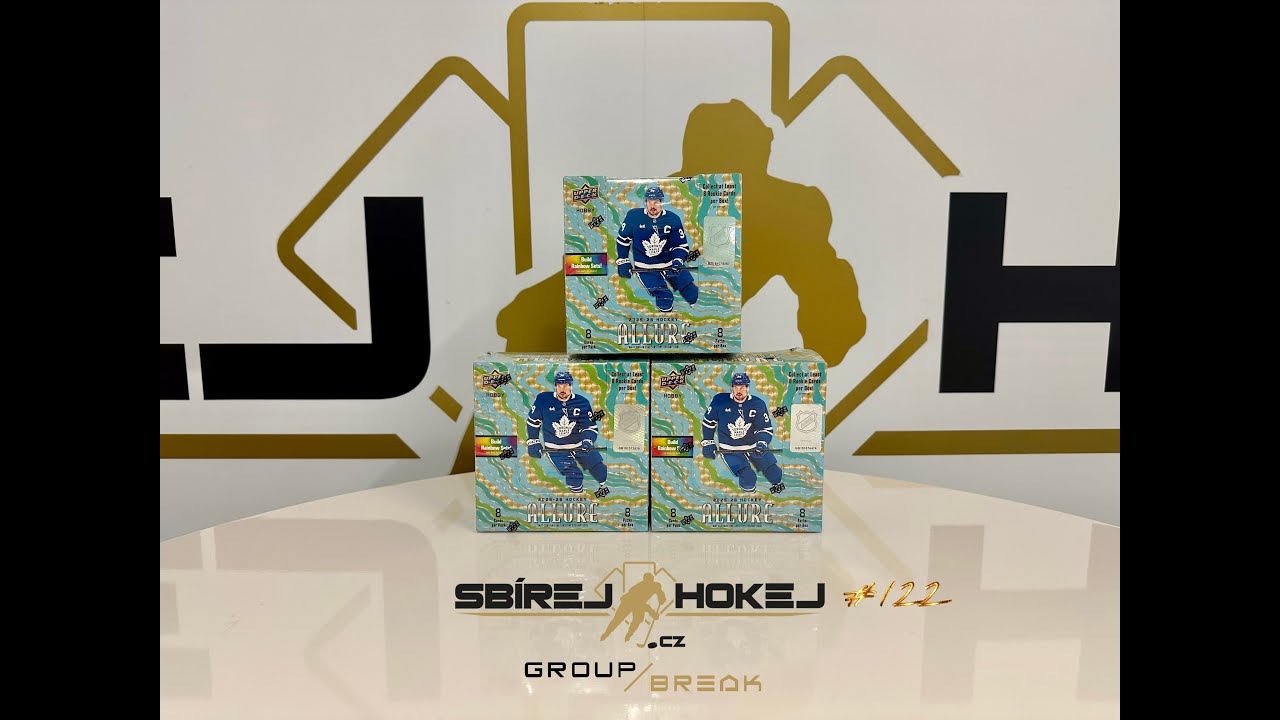 GROUP BREAK #122 TEAM BUY 2025-26 ALLURE 3 BOX živě na SbirejhokejCZ