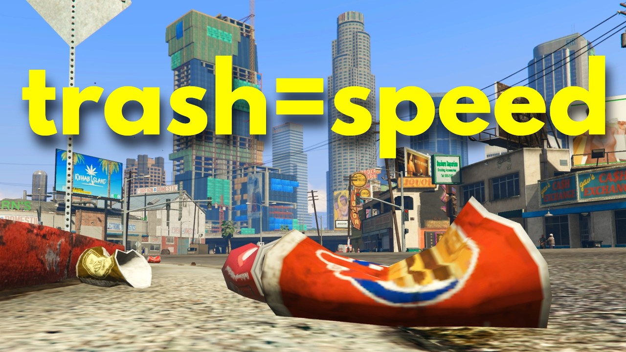 Как Trash делает вас быстрее в GTA 5