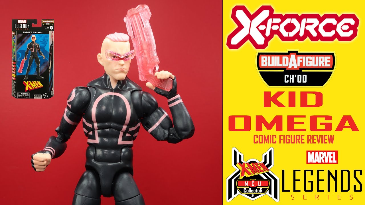 Обзор фигурки Marvel Legends KID OMEGA X-Men Starjammers Ch'od BAF Wave из комиксов