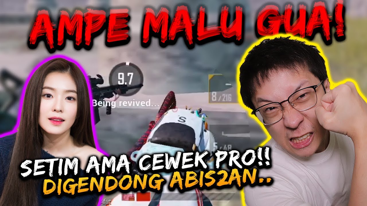 SETIM AMA CEWEK JAGO! AMPE MALU GUE DIGENDONG! KAYAK GA TAU MAEN WKWKWK! | PUBG MOBILE