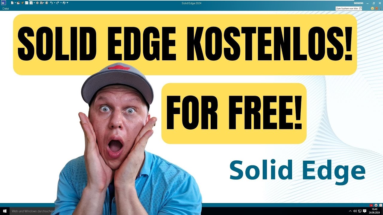 Solid Edge legal gratis? Das geht wirklich! | so geht's | deutsches Tutorial