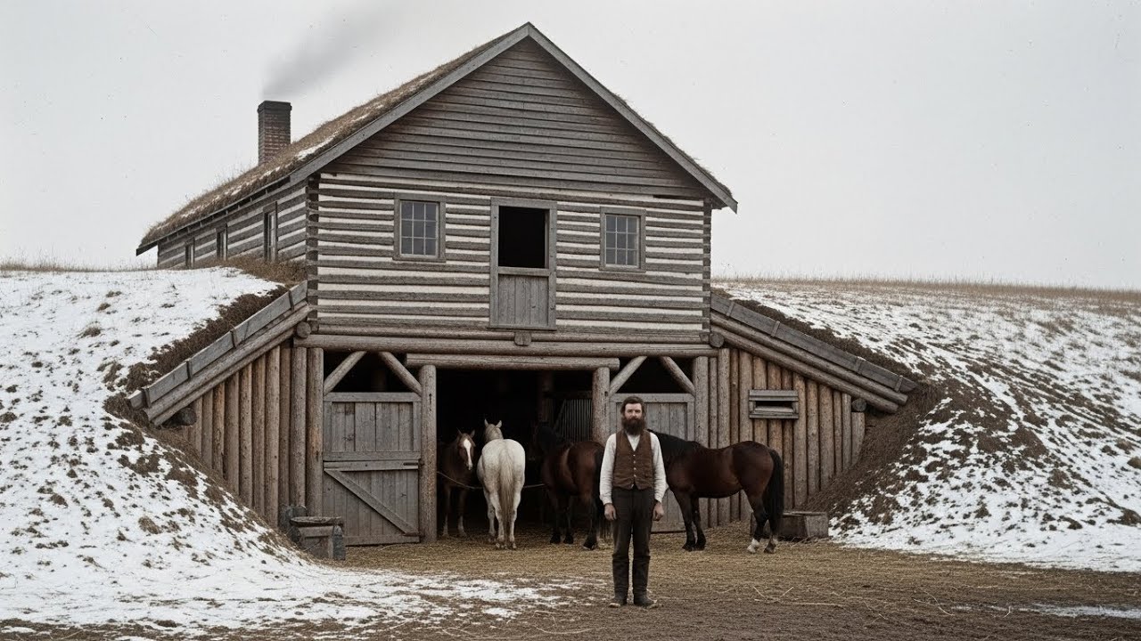 They Mocked The Underground Barn Beneath His House - Until It Saved His Horses From Blizzard