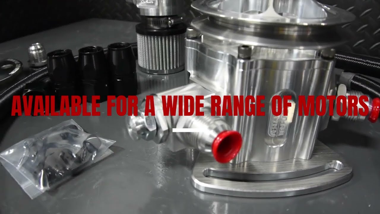 Want an easy way to gain horsepower? Add an Aerospace Components Vacuum Pump to your racecar.