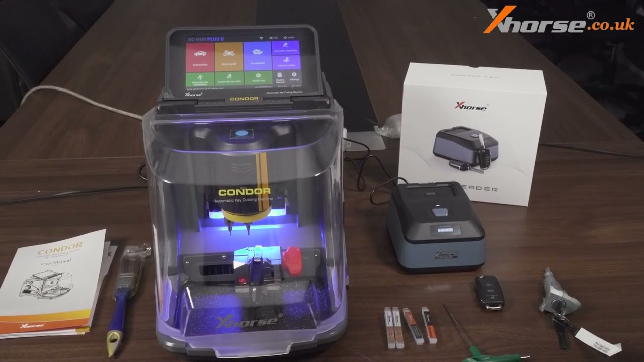 Xhorse Condor XC Mini Plus II + Key Reader Cut Audi A6 HU66 Key - xhorse.co.uk