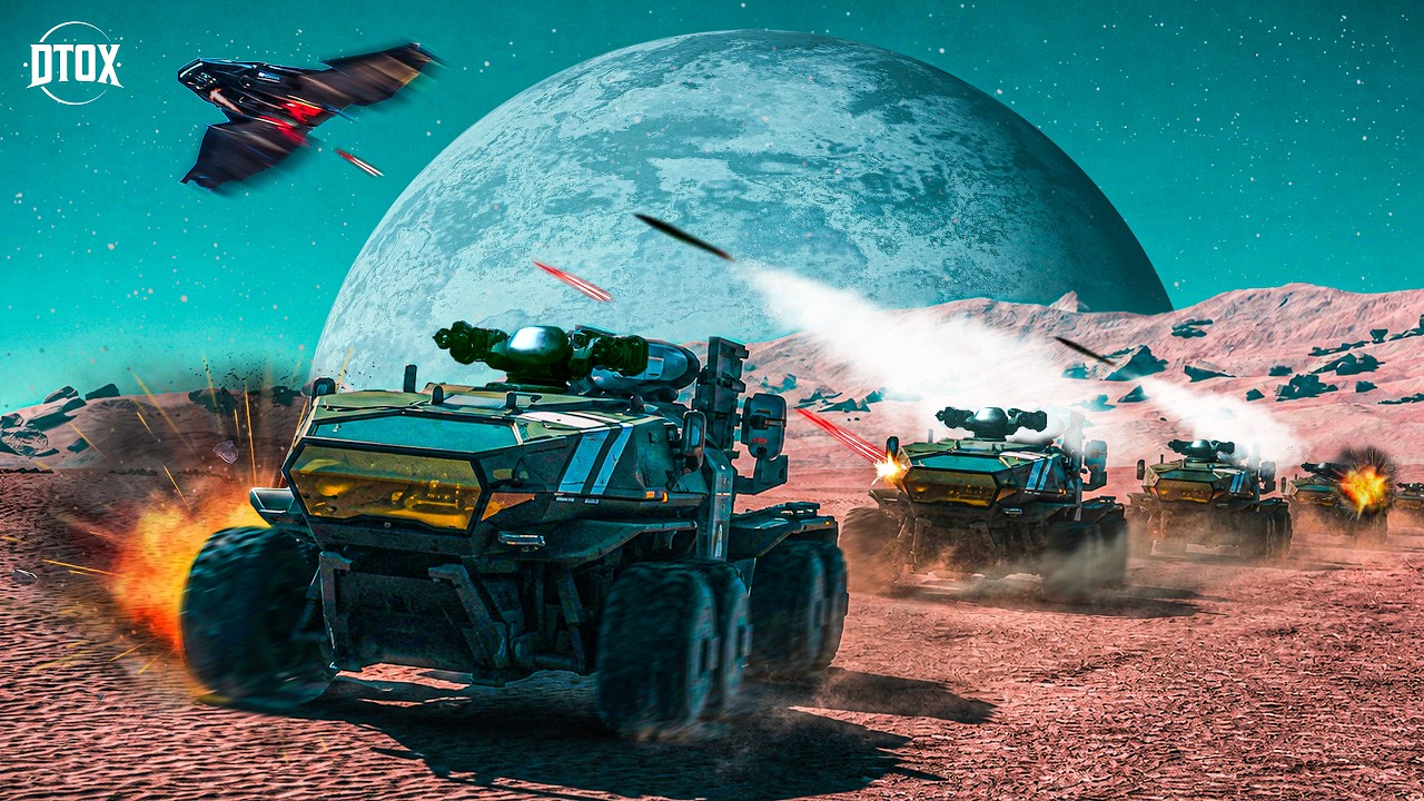 We Built an Anti Air Convoy in Star Citizen...