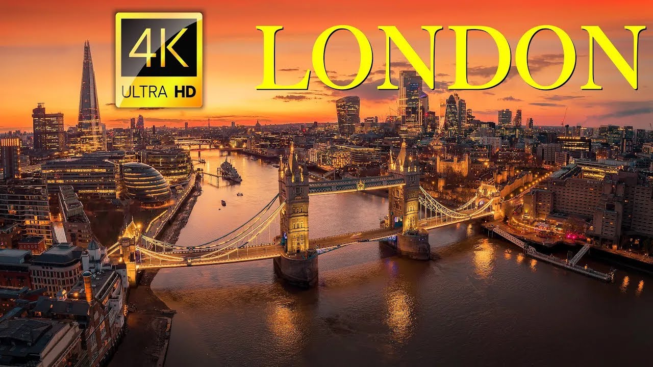 London City in 4K UHD Drone
