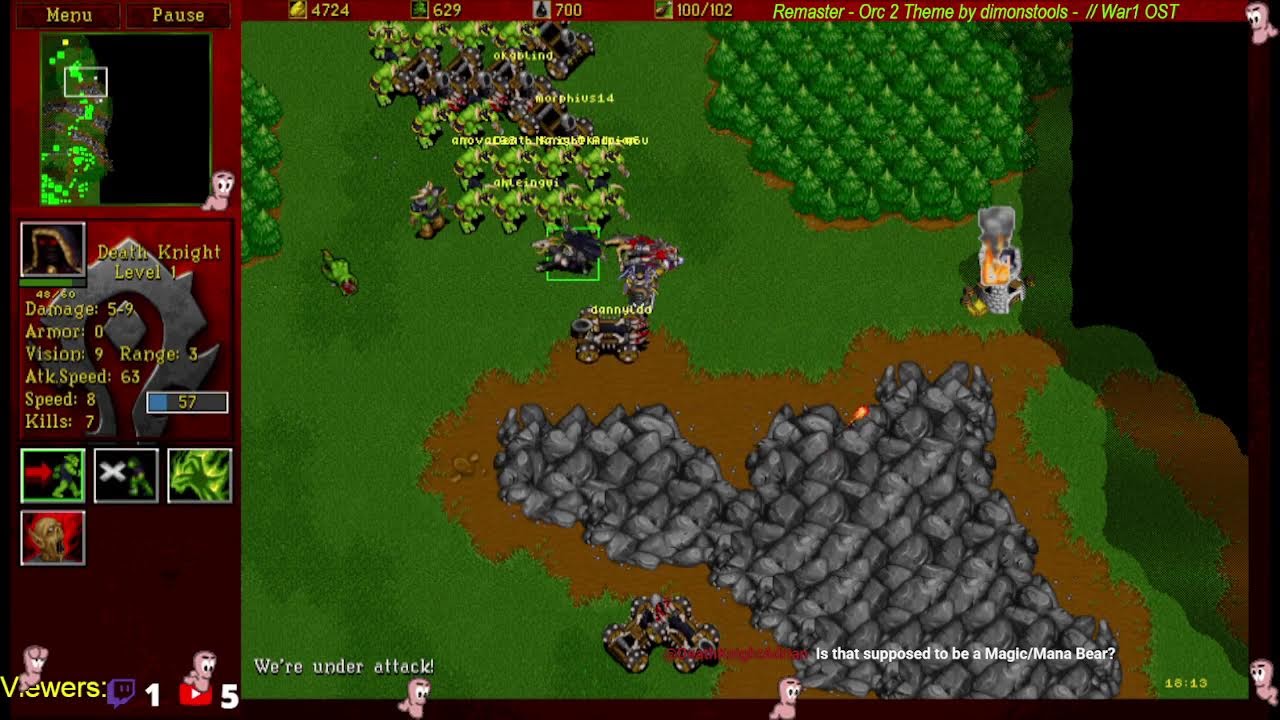 short testings for new training queue, daife maps #warcraft2