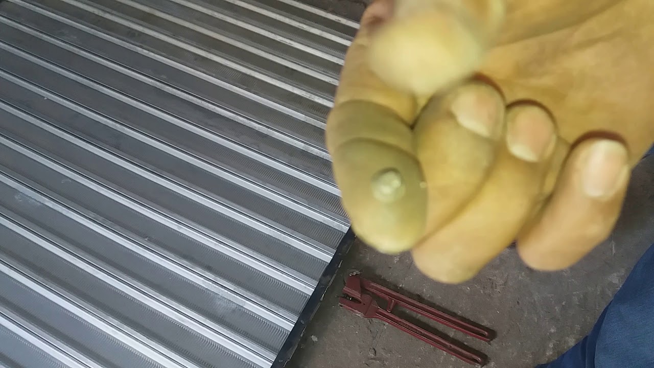 Parte 2 Fazendo porta de enrolar ou porta de aço tutorial.