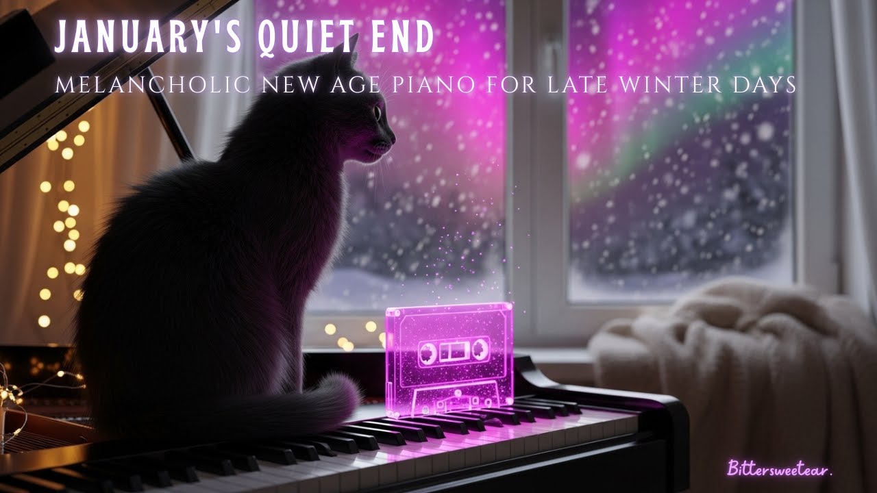 January's quiet end ❄️🖤 Melancholic New Age Piano for Late Winter Days