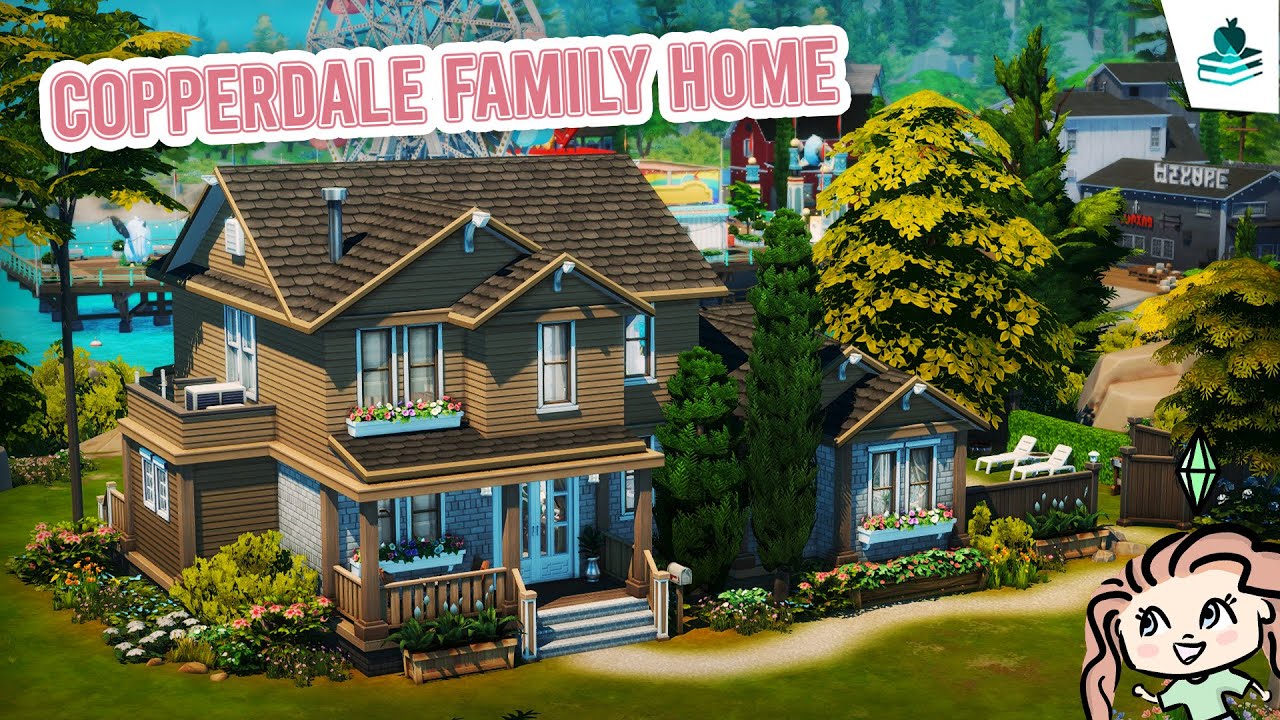 Copperdale Family Home 🌳 || The Sims 4 Speed Build
