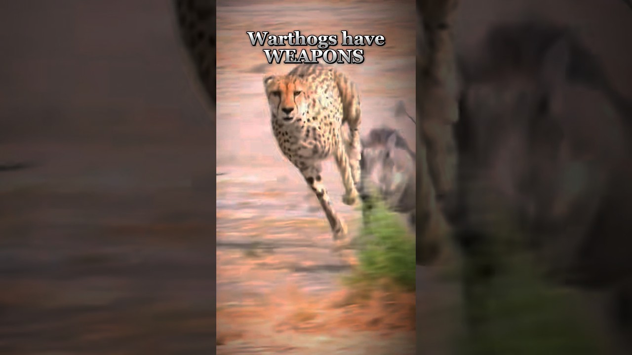 🔥 Fastest animal Unleashed: Cheetahs vs. Warthogs