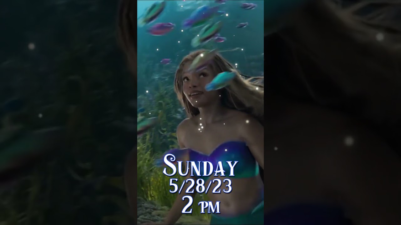 Little Mermaid Live Action Video Invitation