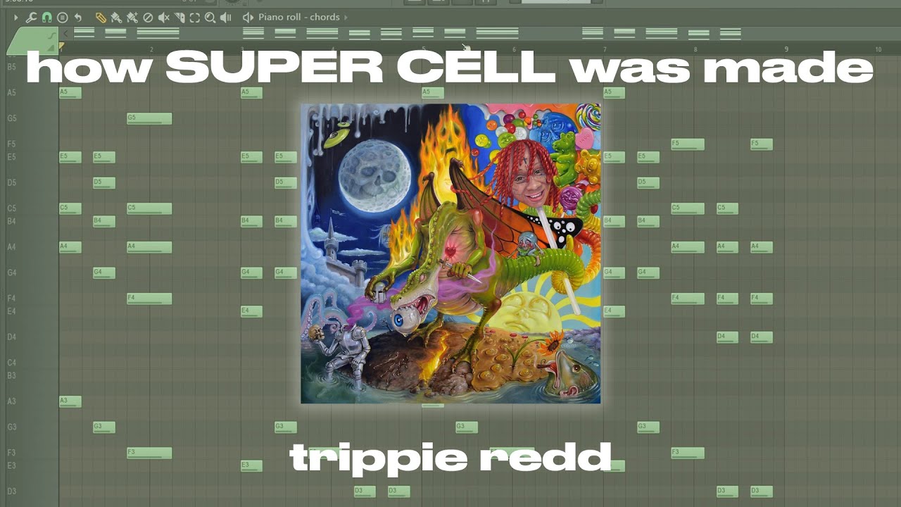 how 'super cell' was made - trippie redd
