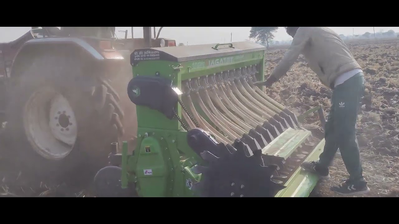 7 feet jagatjit super seeder live demonstration
