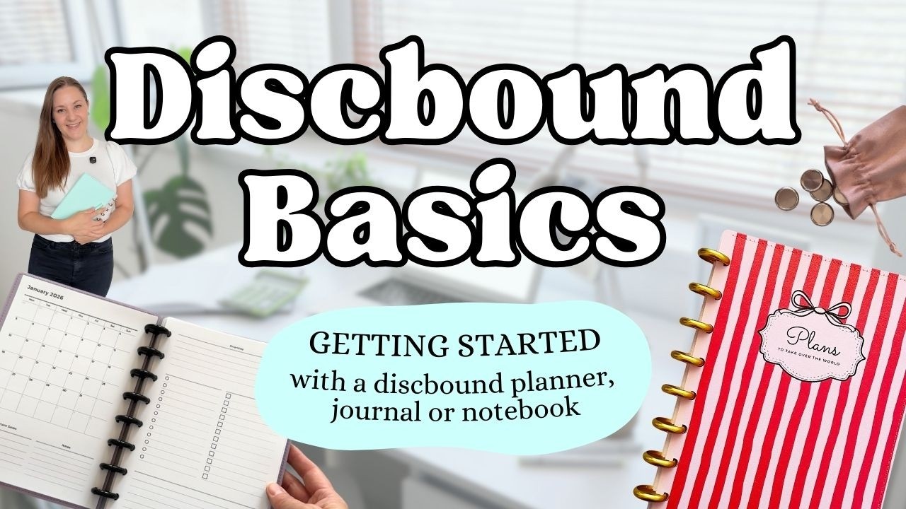 Discbound Basics | Getting Started (Beginners Guide) | Discbound Planner, Journal, Notebook