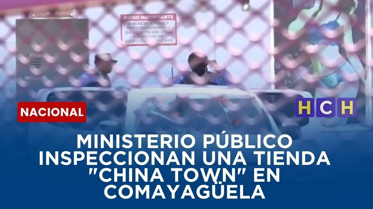 Ministerio Público inspeccionan una tienda 