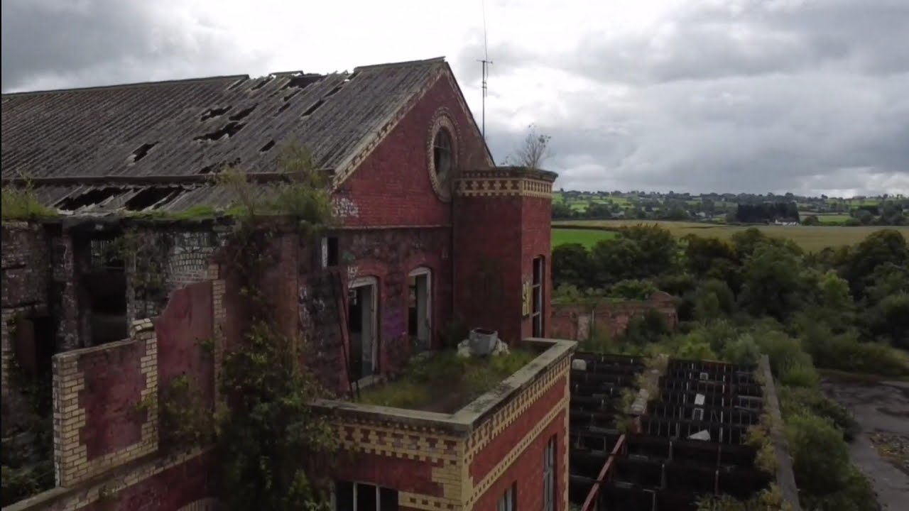 HILDEN MILL LISBURN,WALK ABOUT WITH CJ #abandoned #explore #urbex #drone #photography