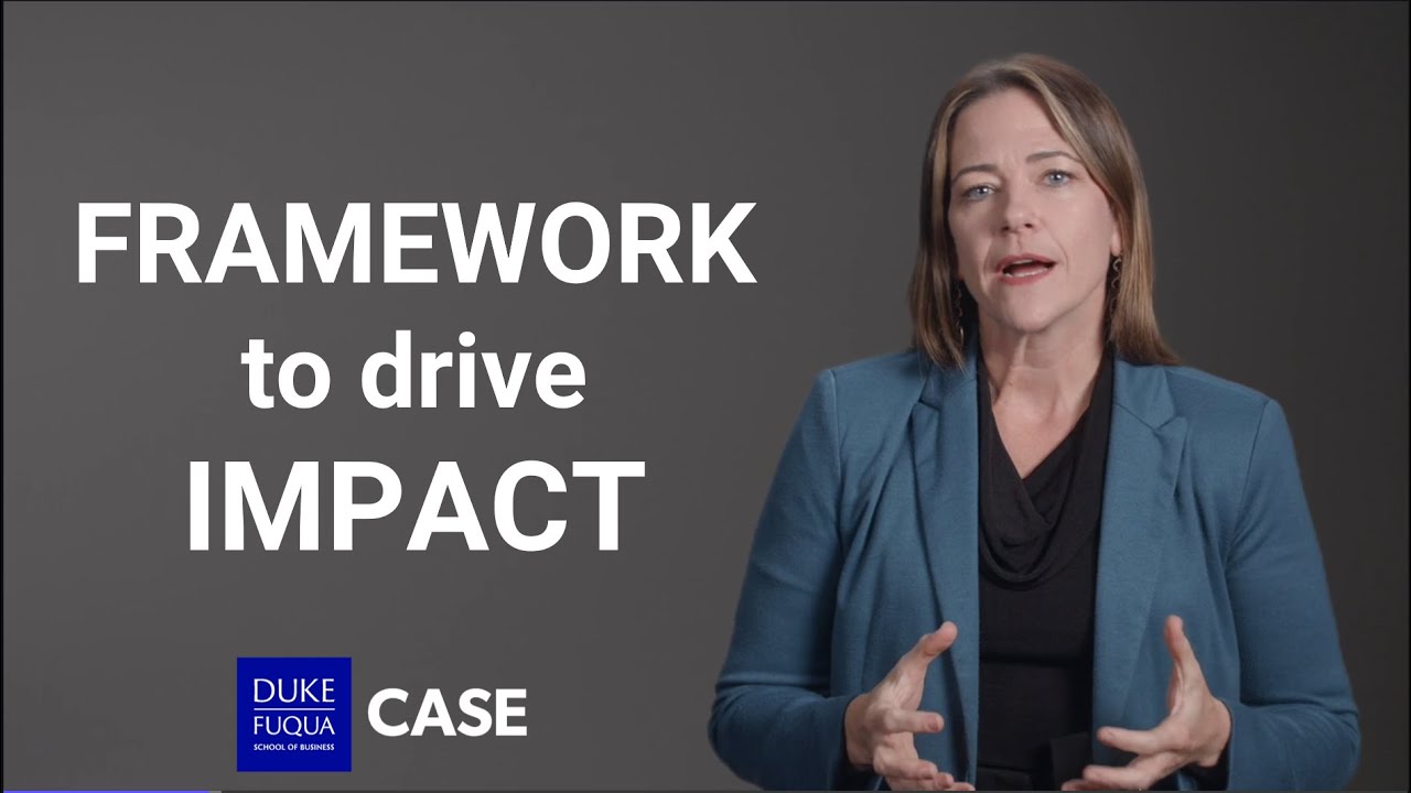 Impact Explained: A Framework to Drive Impact