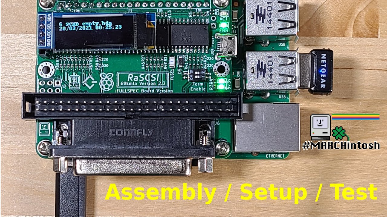 RaSCSI - A software defined SCSI device - #MARCHintosh [💉💉]
