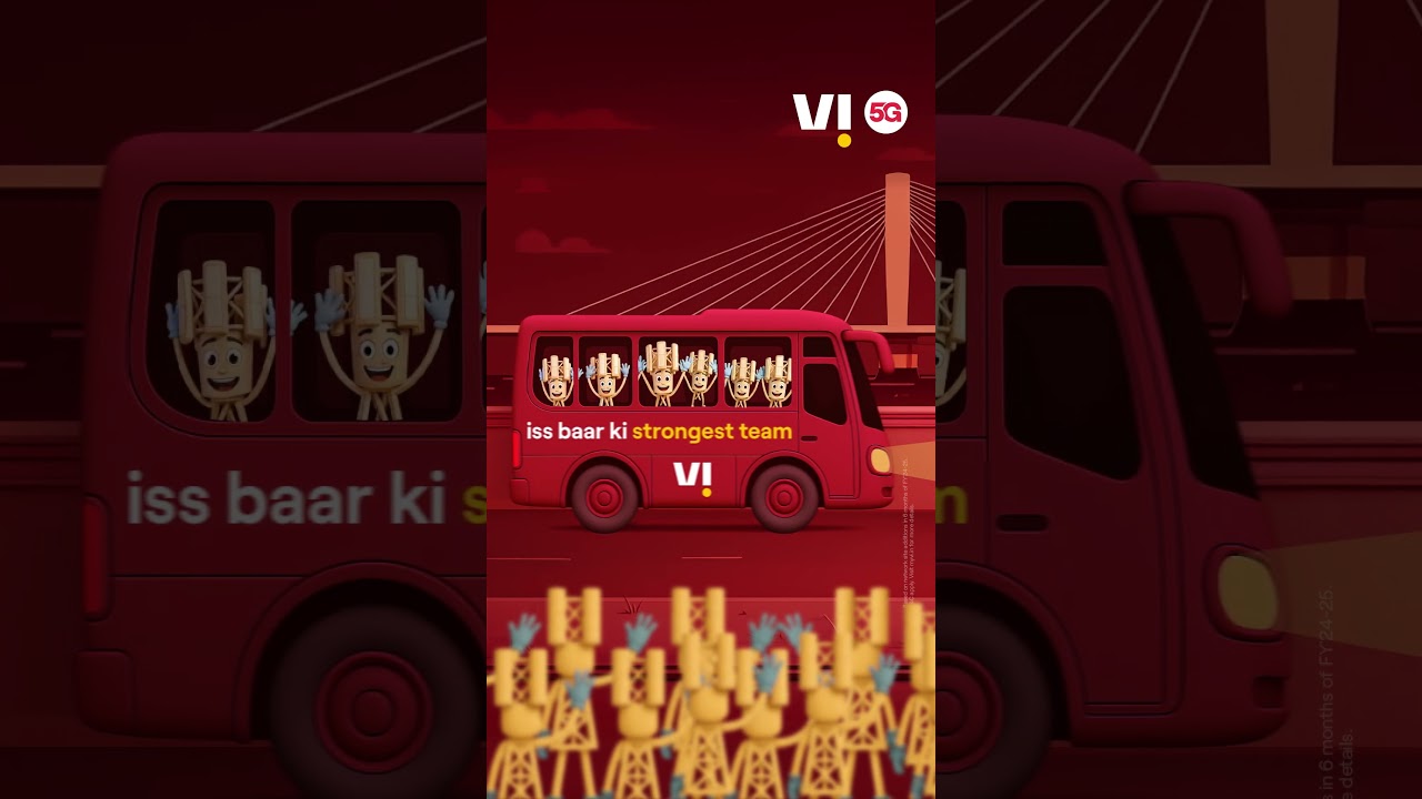 We added 1,00,000 towers in 6 months, making Vi the strongest team this season. So, hop onboard Vi.