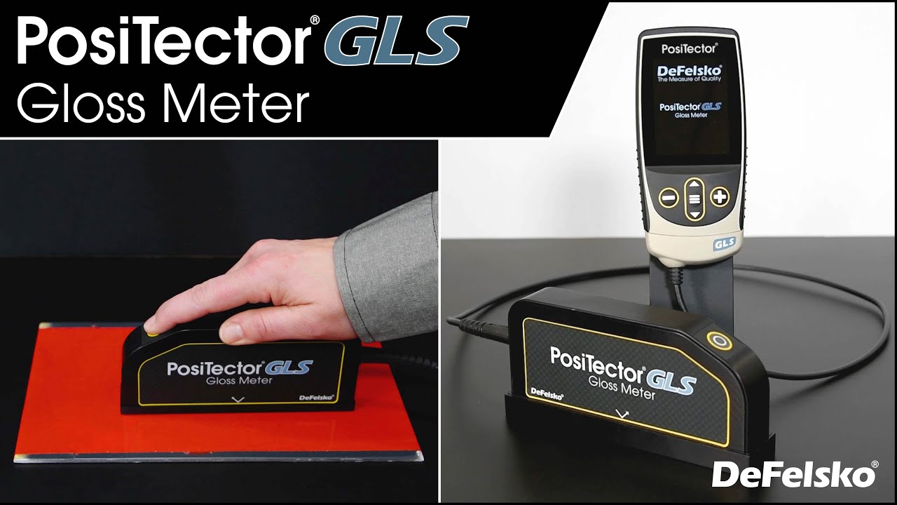 How to Measure Gloss with the PosiTector® GLS Gloss Meter