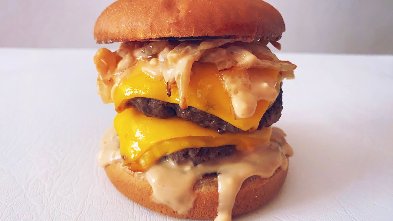 American burger double cheese
