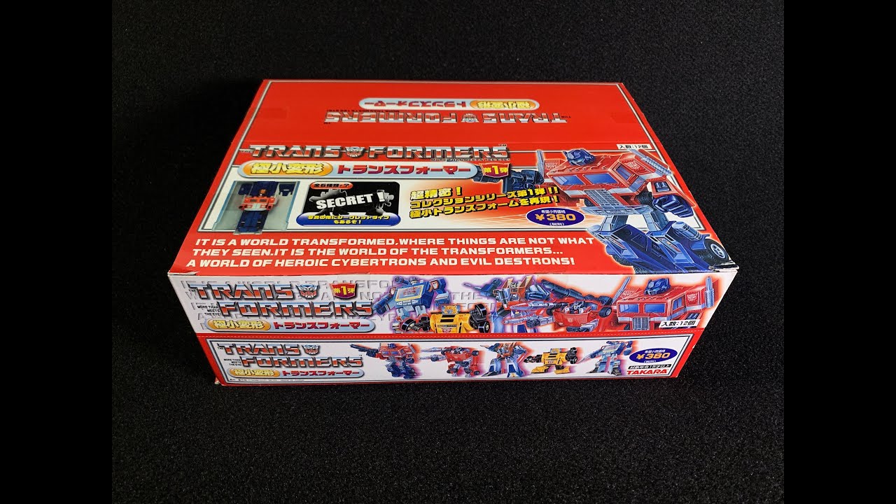 Worlds Smallest Transformers Series 1 - Takara WST -  Factory sealed case unboxing - Adult Collector