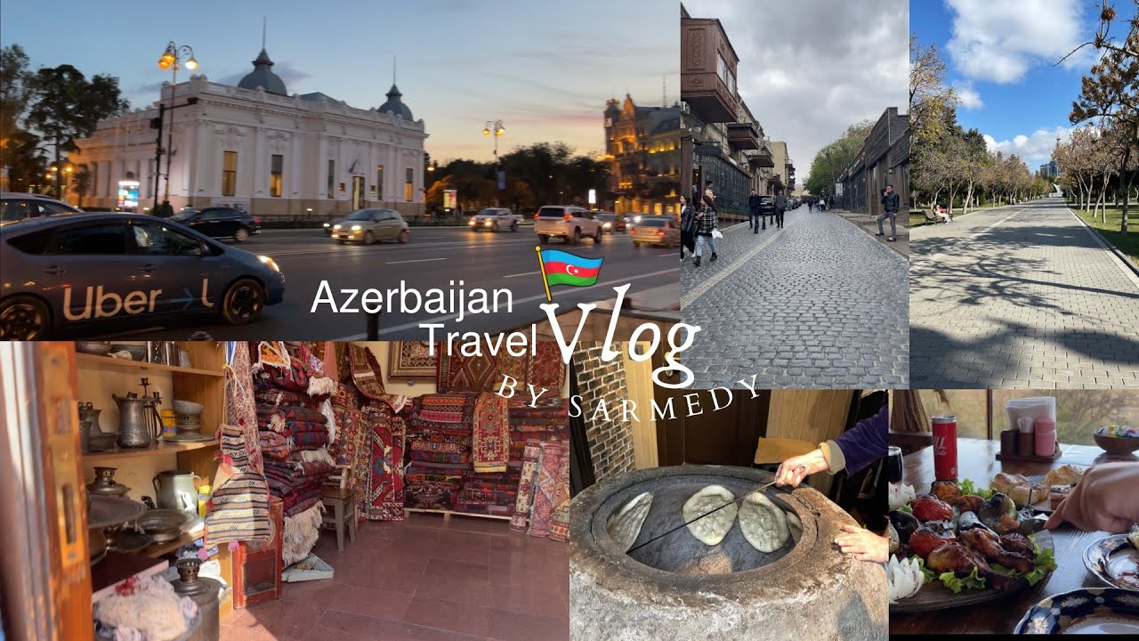 فلوق رحلتي الي بلاد القوقاز  اذربيجان 🇦🇿 travel to Azerbaijan EP1 المدينه القديمه + قوبا | كوسار