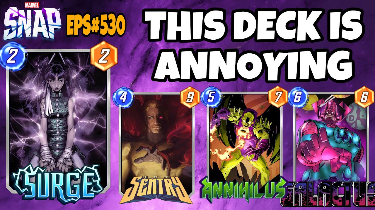 Surge Supercharges the Trash &ndash; Annihilus Strikes HARD! | Marvel Snap Replay Episode 530