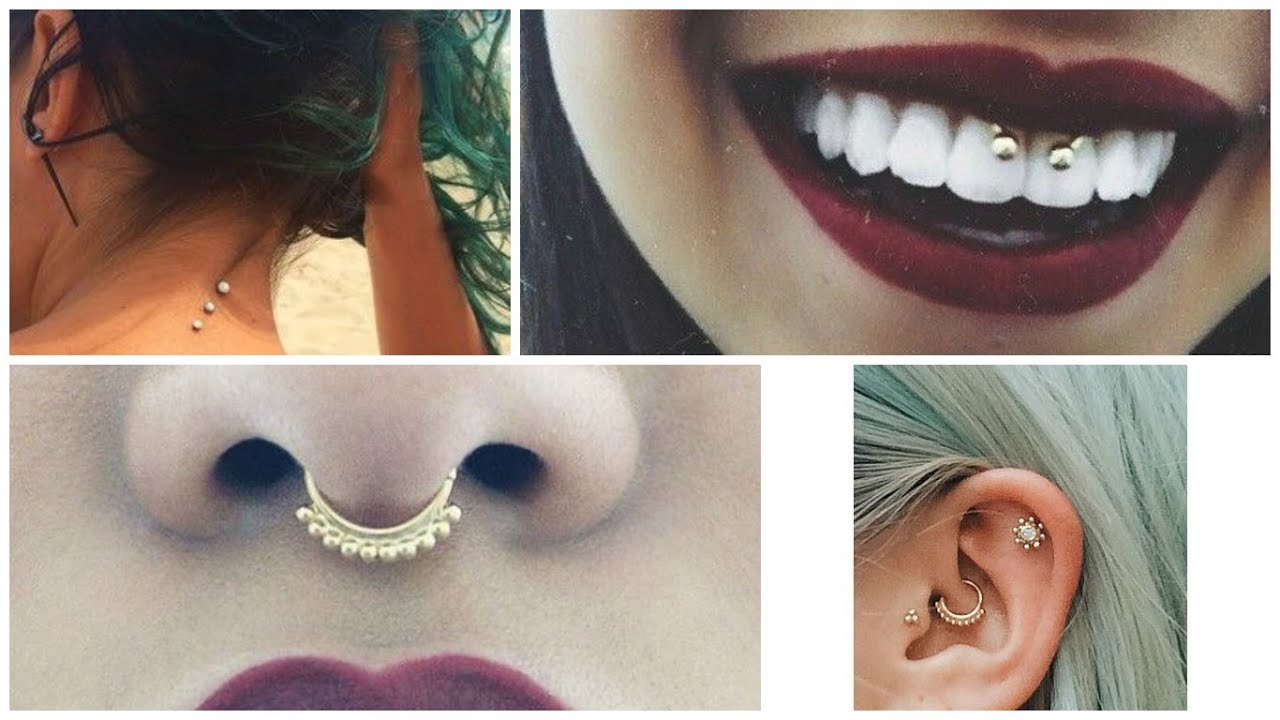 Top 5 piercings mais bonitos Tumblr