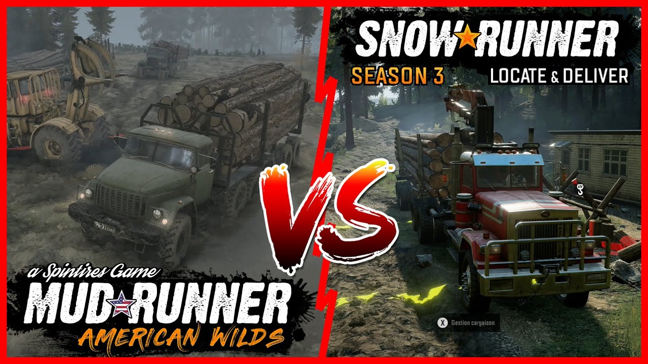 Snowrunner phase 3 vs Mudrunner - Moins bien 4 ans après ?