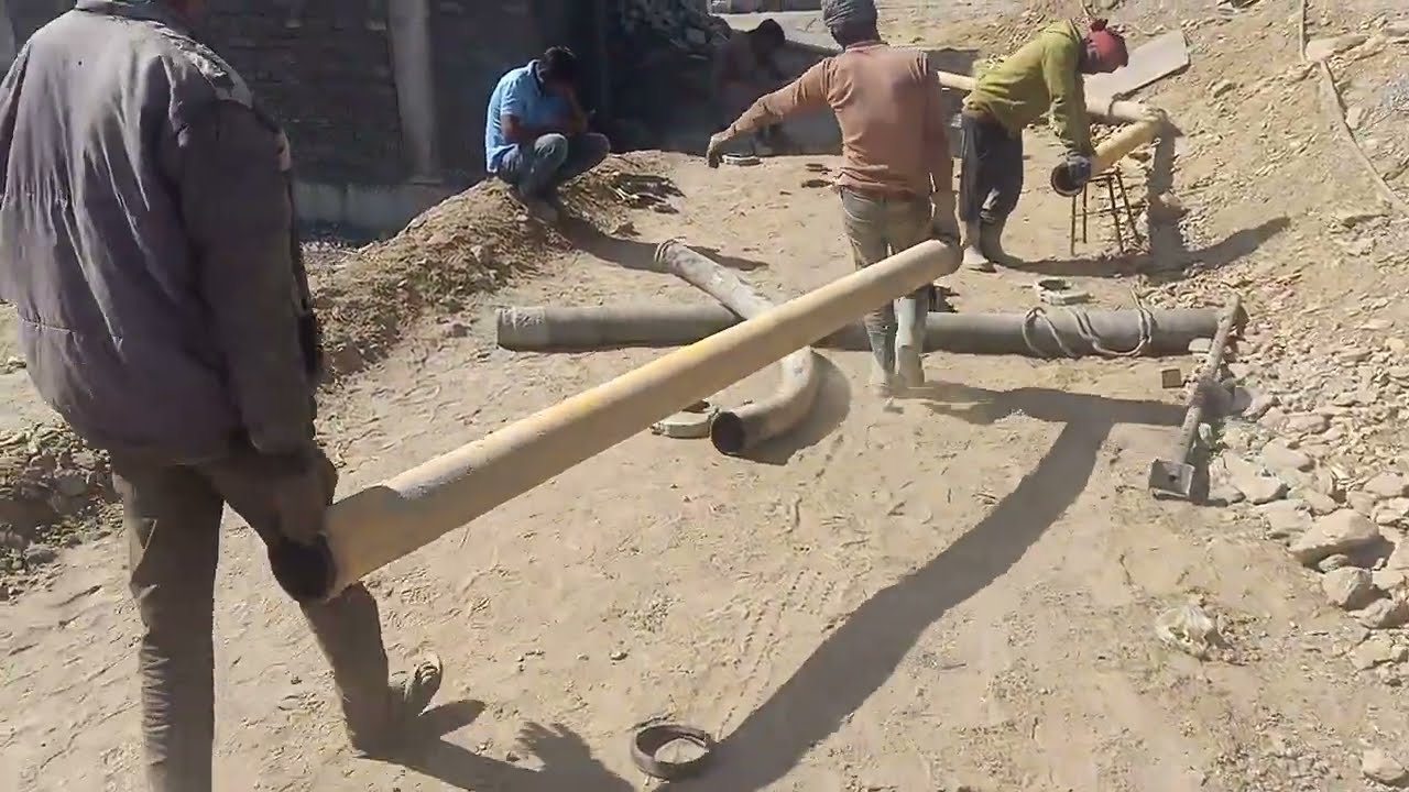 grade slab casting 🙏😛पाईप लाईन#shorts #civil #video #construction #casting #slab #viral #civi