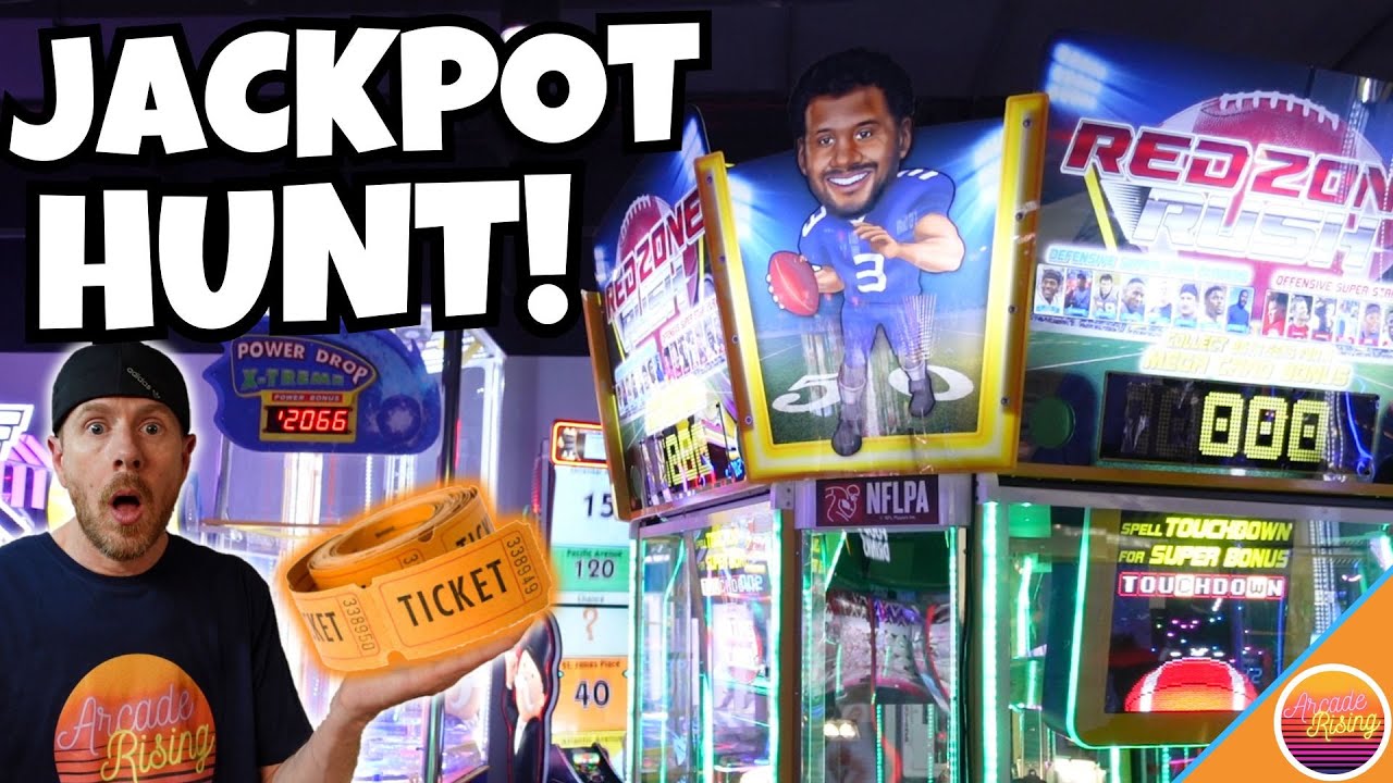 SO MANY TICKETS!! Arcade Game and Coin Pusher Jackpots at Round 1
