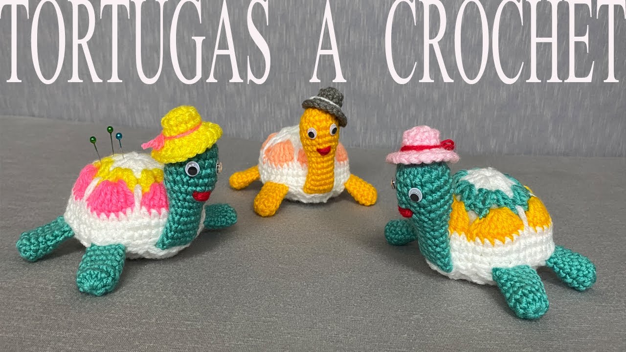 PASO A PASO PARA TEJER TORTUGA A CROCHET