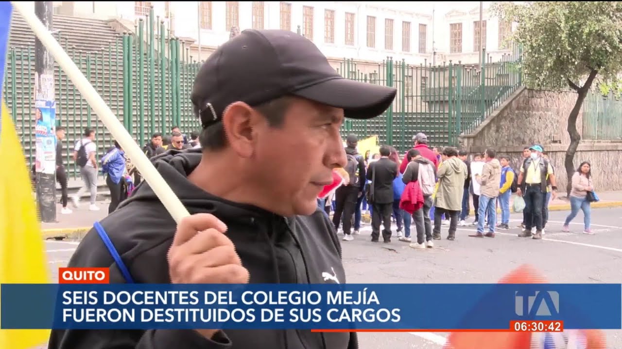 Seis docentes del Colegio Mejía fueron destituídos por la Subsecretaría de Educación