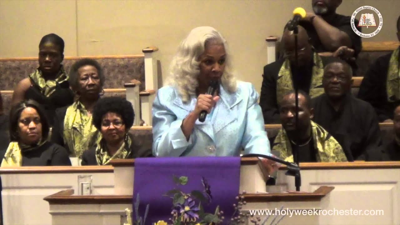 Holy Week 2015 Dr  Millicent Hunter 