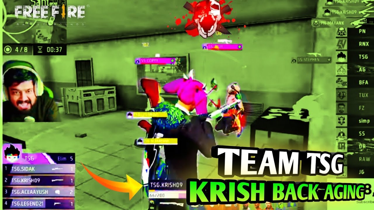 TEAM TSG || KRISH 1 VS 4 CLUTCH || TOURNAMENT HIGHLIGHT