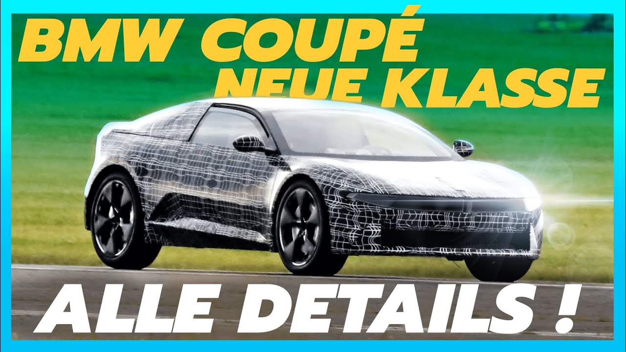 🚀 Weltpremiere: BMW Neue Klasse Coupé oder i8? Radnabenmotoren und futuristisches Design!