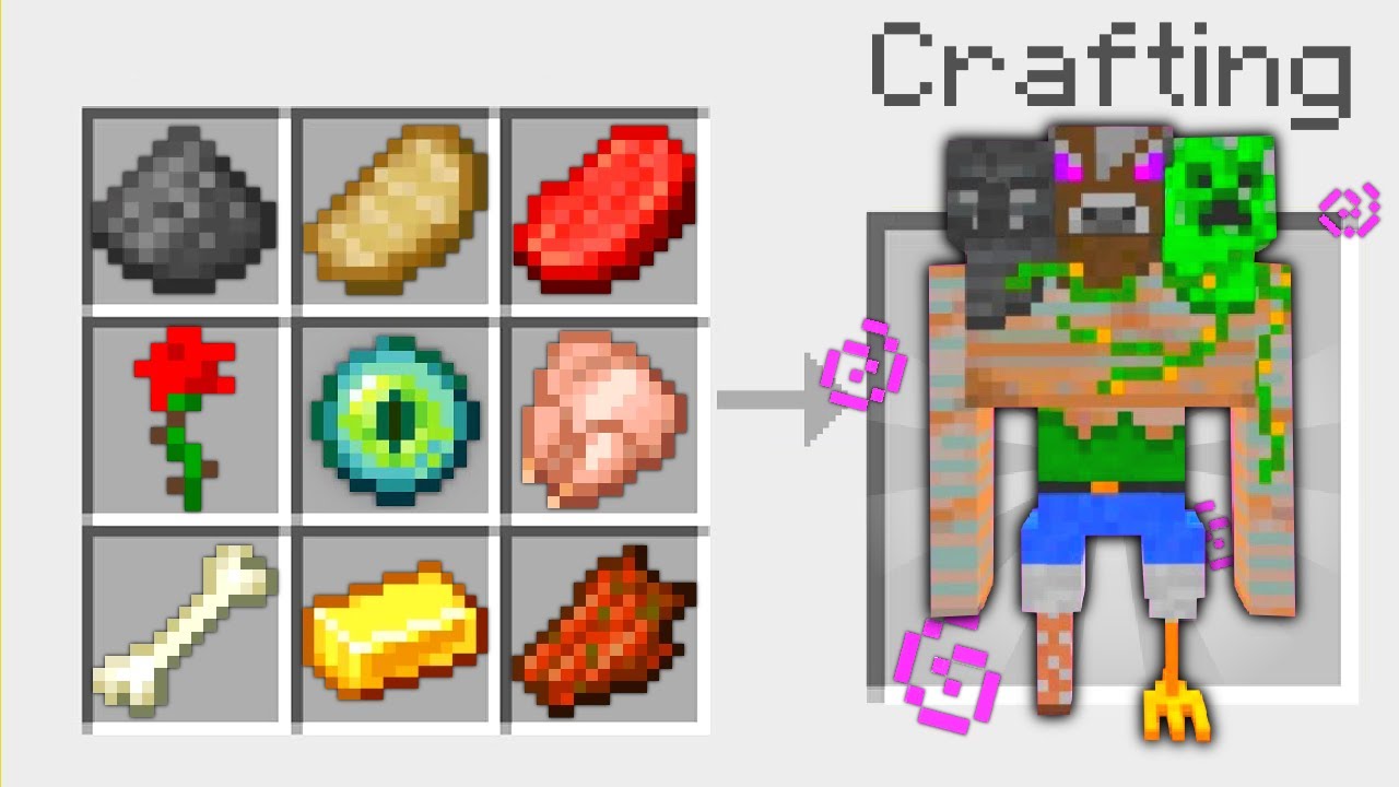 Smíchal jsem VŠECHNY MONSTRA v Minecraftu!