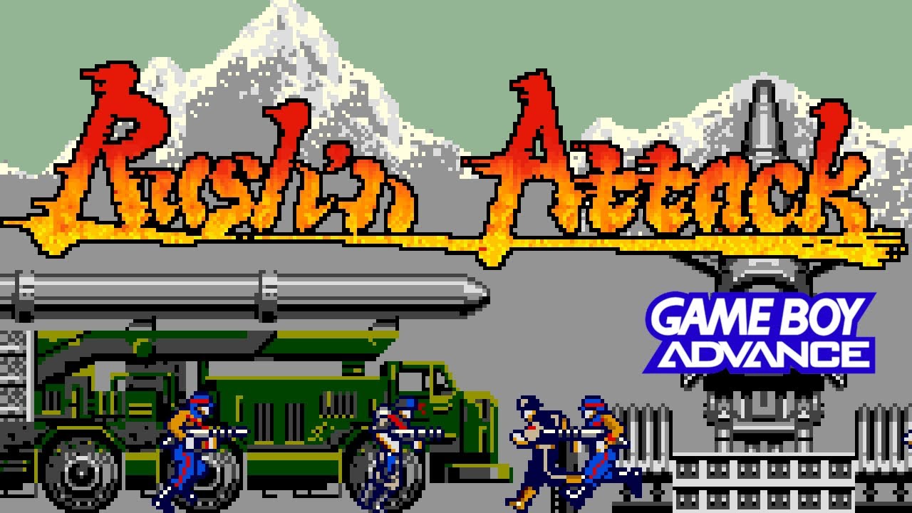 Konami Collector's Series: Arcade Advanced - Rush 'n Attack Playthrough (Game Boy Advance) グリーンベレー