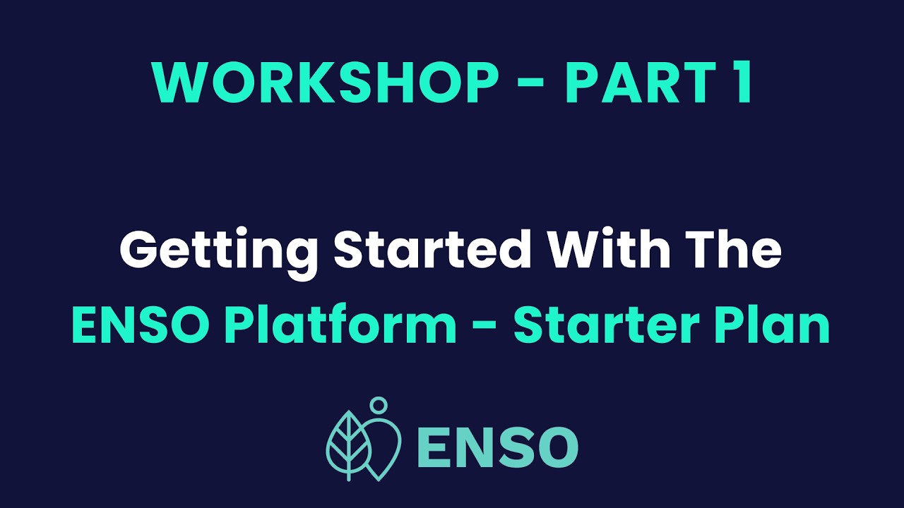 ENSO Workshop Part 1 Getting Started With The ENSO ESG Platform For SMEs