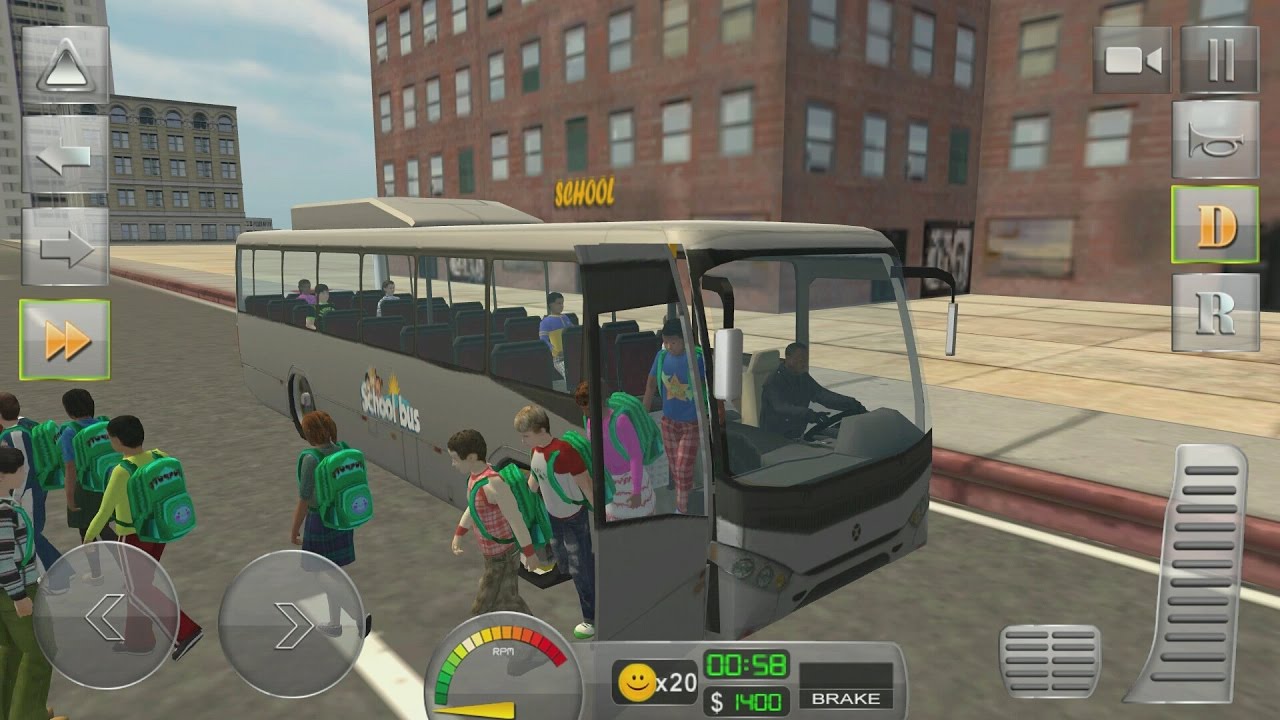 School Bus Driver 3D Simulator Android Gameplay #14