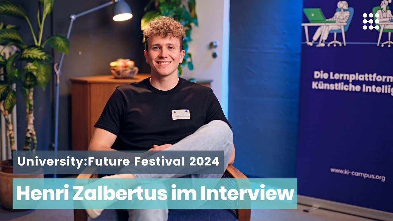 Henri Zalbertus (TUM) &uuml;ber Chancen von KI f&uuml;r die Hochschule | U:FF 2024