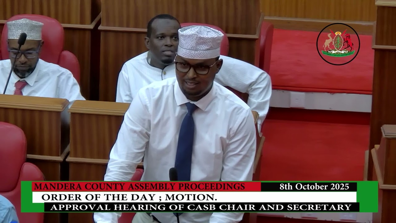 Hon. Ibrahim Ali Wario's remarks on vetting of CPSB Chair and Secretary.