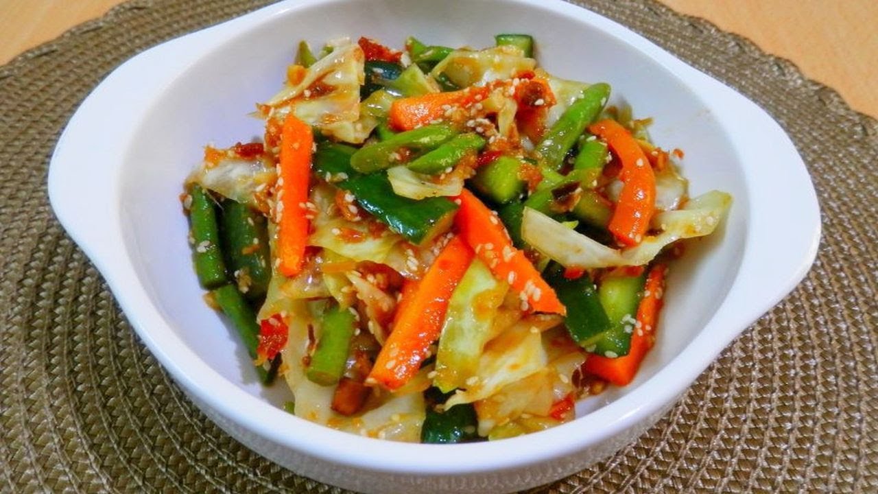 سلطة آجارمخلّلةحارة 2–خضروات مطبوخة مخلّلة –مطبخ جنوب تايلندي | AJAAD SALad-THAI PICKLED SALAD_อาจาด