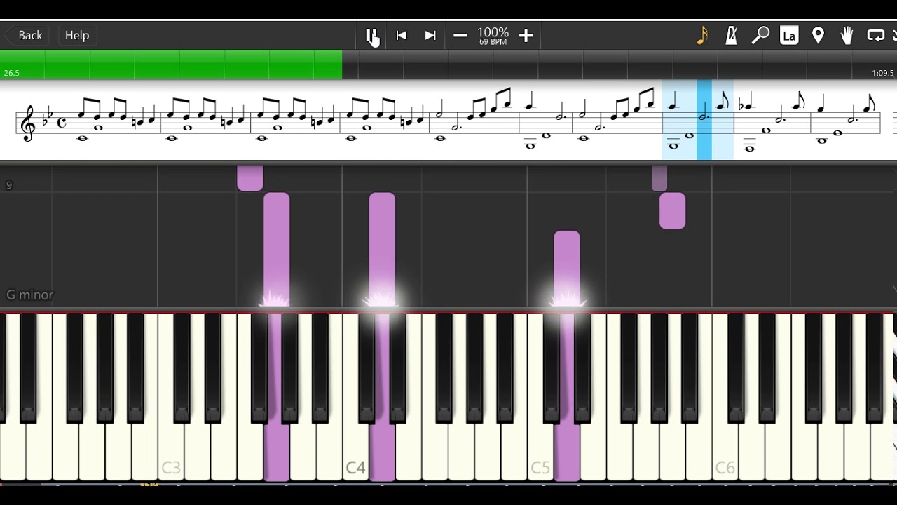 Piano Sheet - Mysterious Atmosphere (Vampire Knight) Ost | Cover Tutorial Piano Lesson 